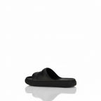 Moncler Sandali Bassi Neri in Gomma