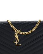 Saint Laurent Cassandre Envelope Leather Shoulder Bag