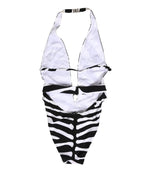 Dolce & Gabbana Zebra Print One-Piece Swimsuit