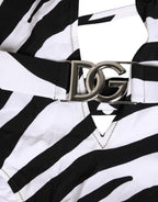 Dolce & Gabbana Zebra Print One-Piece Swimsuit