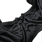 Dolce & Gabbana Black Satin Balconette Bra