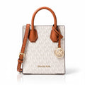 Michael Kors Mercer XS Leather Crossbody Bag Vanilla/Acorn