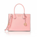 Michael Kors Mercer Large Leather Tote Powder Blush