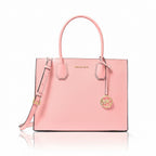 Michael Kors Mercer Large Leather Tote Powder Blush
