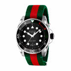 Gucci Dive XL 45mm Red/Green Web Sport Watch