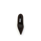 Jimmy Choo Ixia 80 Suede Pumps Chocolate