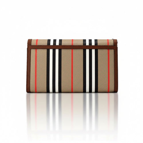 Burberry Hannah Icon Archive Stripe Wallet