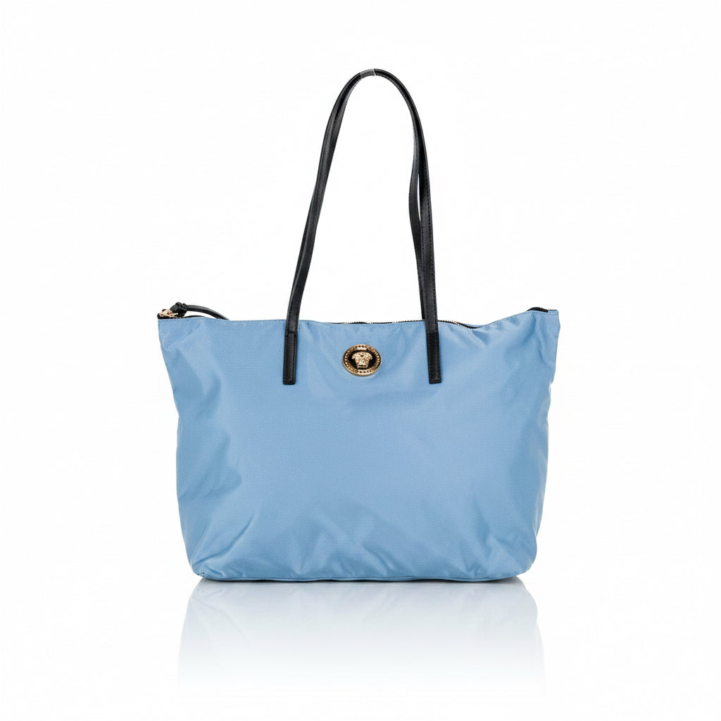 Versace Portuna Medusa Nylon Tote Bag