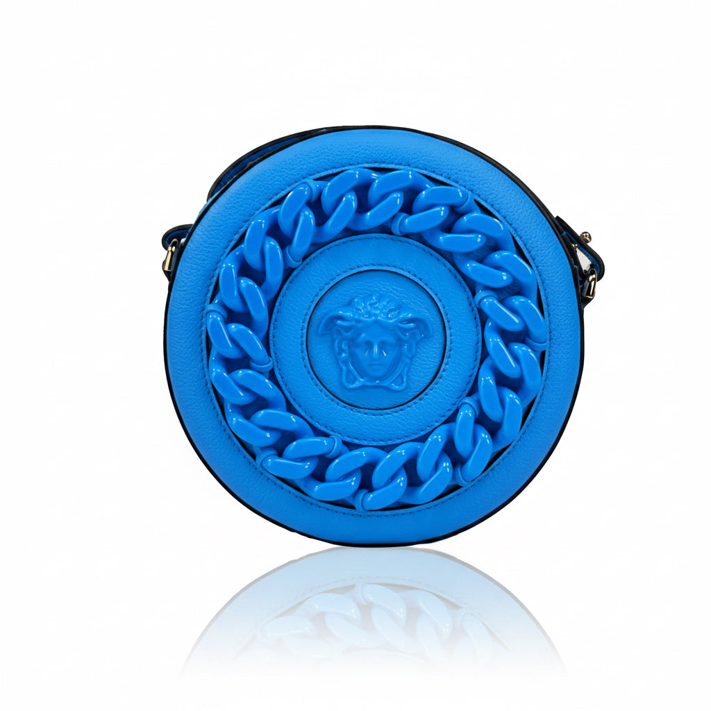 Versace La Medusa Disco Leather Bag