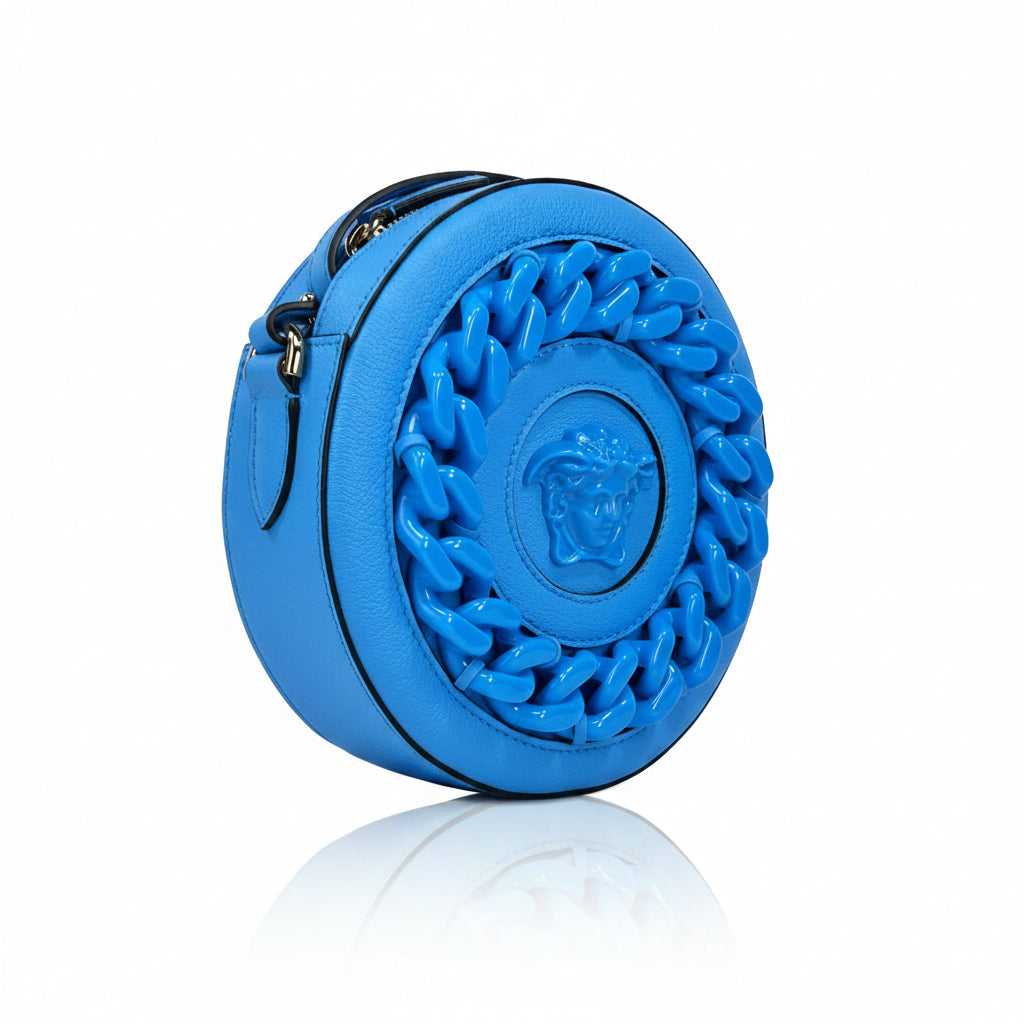 Versace La Medusa Disco Leather Bag