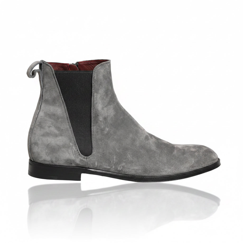 Dolce & Gabbana Giotto Velvet Calfskin Chelsea Boots