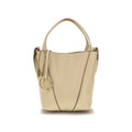 Chloé Spin Small Beige Bucket Tote Bag