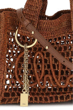 Chloé Raffia Banana East-West Tote Bag
