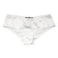 Dolce & Gabbana White Silk Satin Lace Briefs