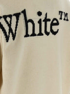 Off-White Bicolor Wool Cardigan