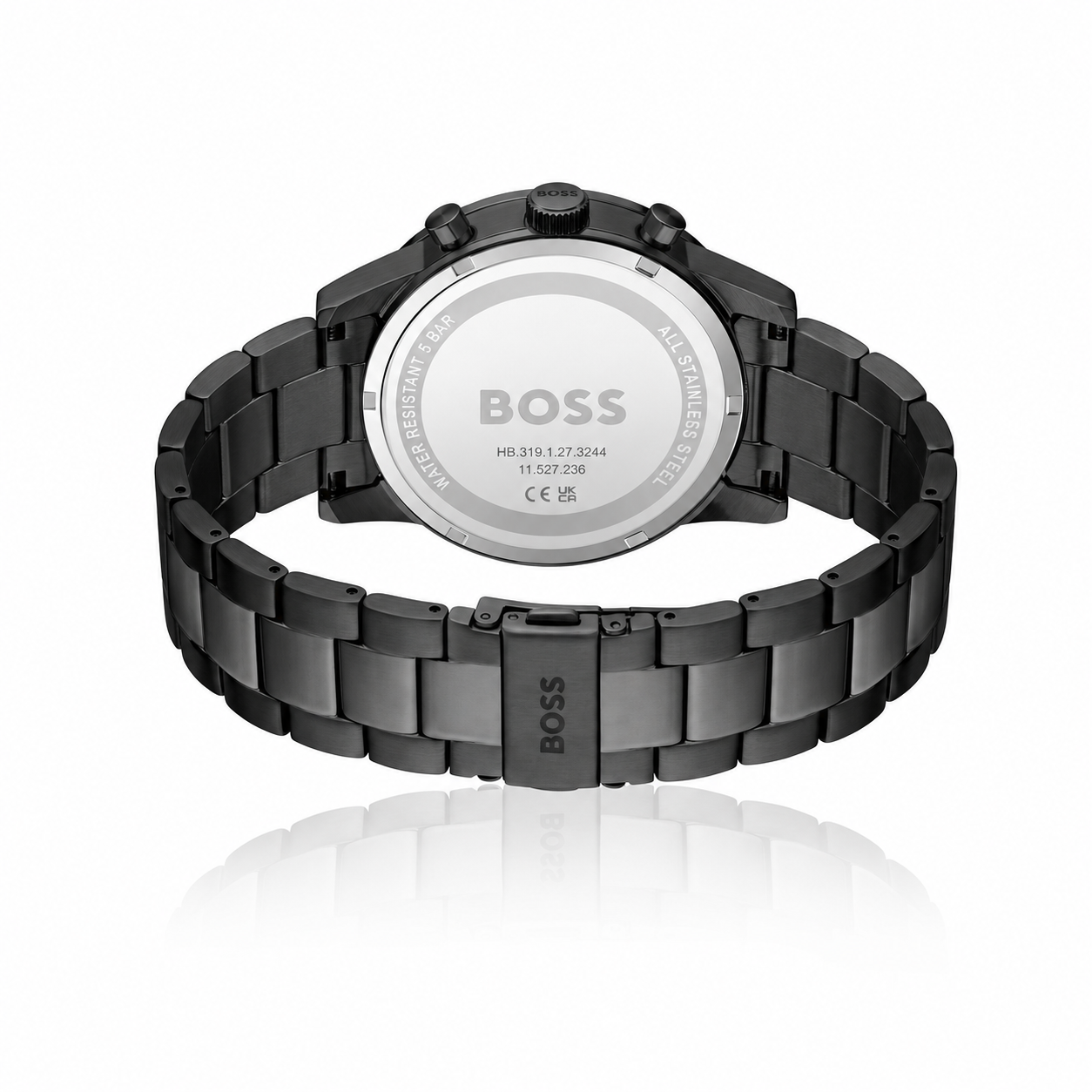 Orologio elegante Hugo Boss in acciaio inossidabile grigio
