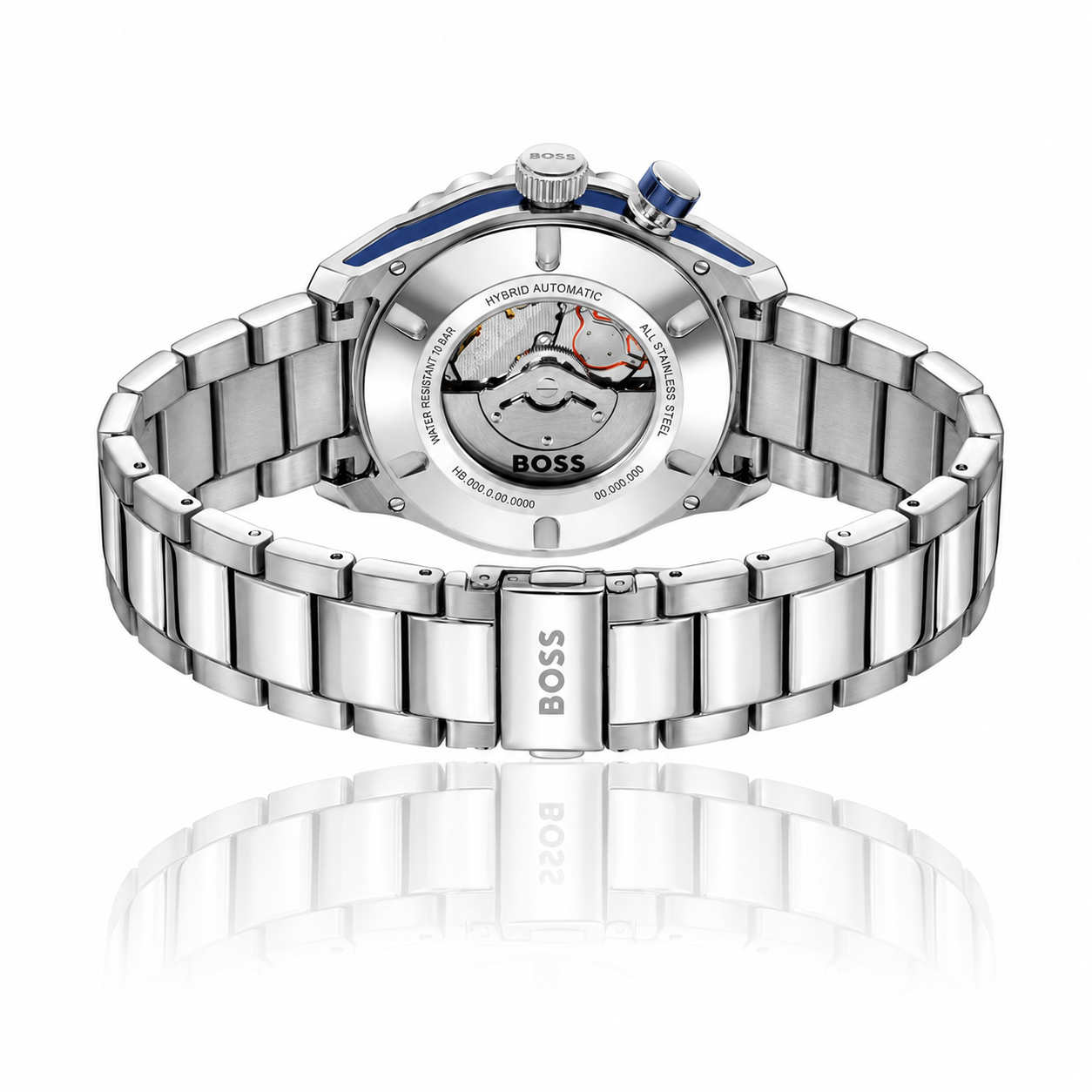 Orologio elegante Hugo Boss in acciaio inossidabile grigio