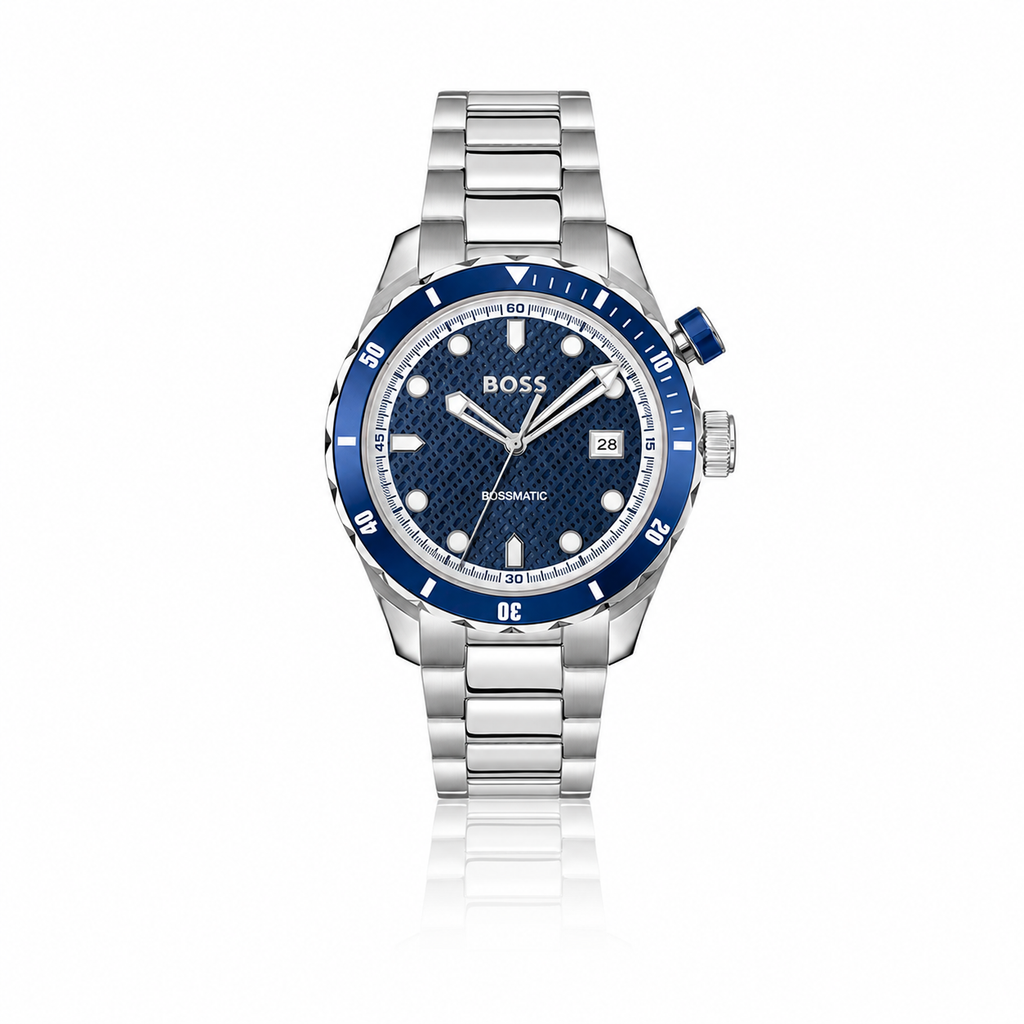 Orologio elegante Hugo Boss in acciaio inossidabile grigio