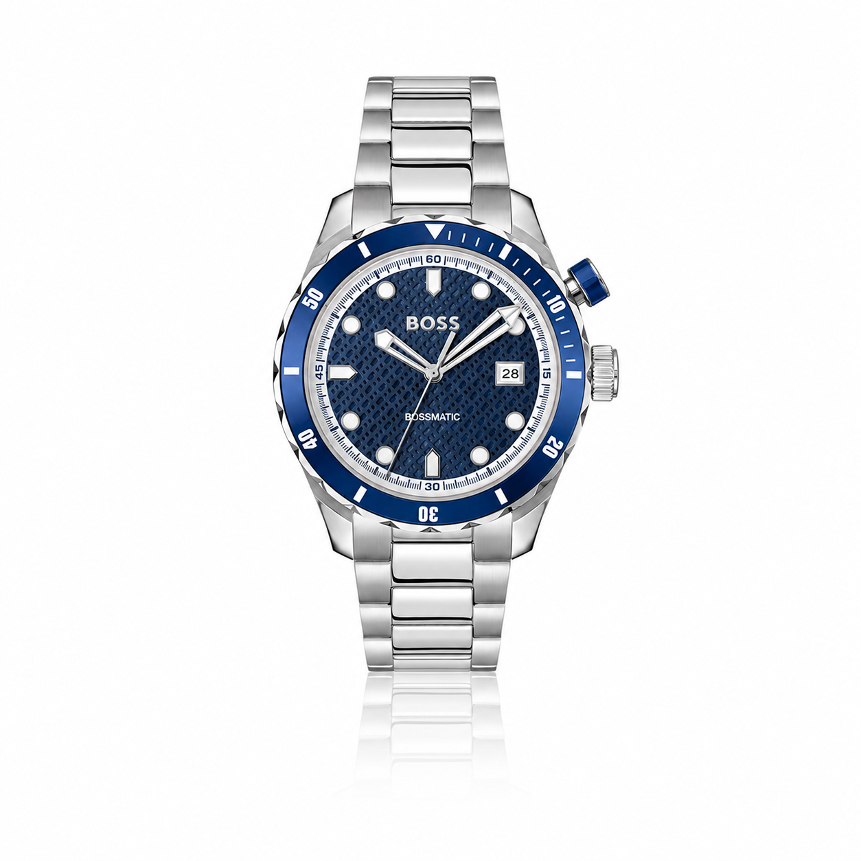 Orologio elegante Hugo Boss in acciaio inossidabile grigio