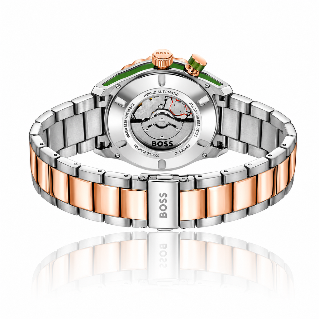 Orologio elegante Hugo Boss in acciaio inossidabile grigio