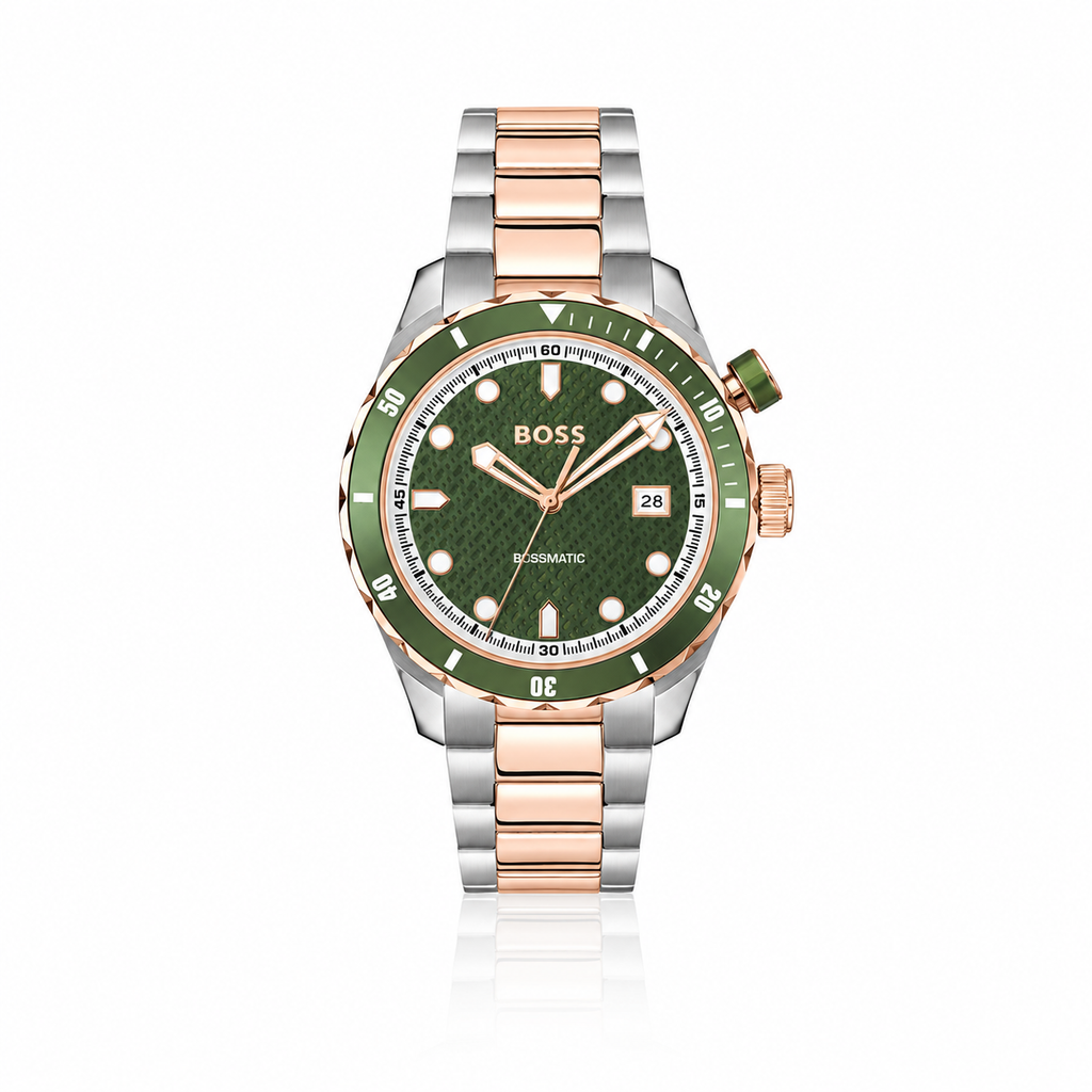 Orologio elegante Hugo Boss in acciaio inossidabile grigio