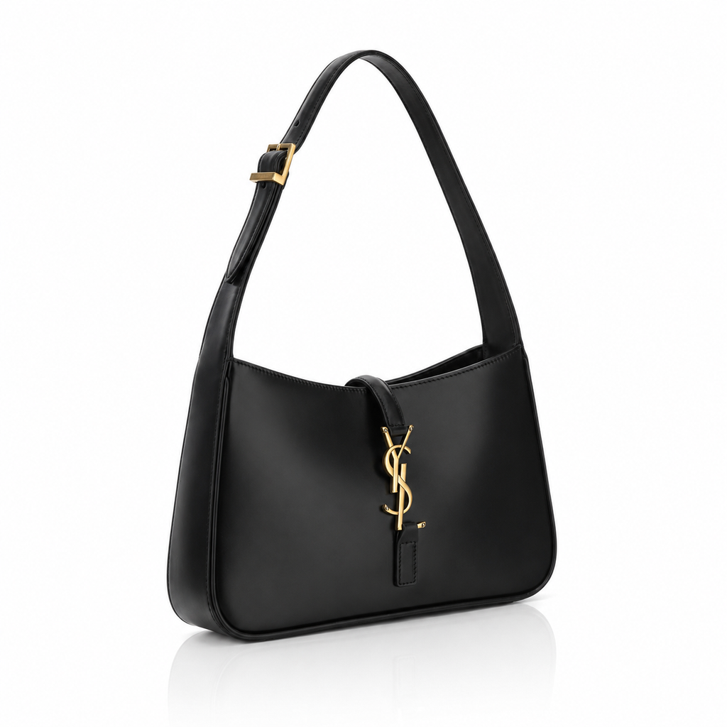 Saint Laurent Le 5 à 7 Hobo Black Shoulder Bag