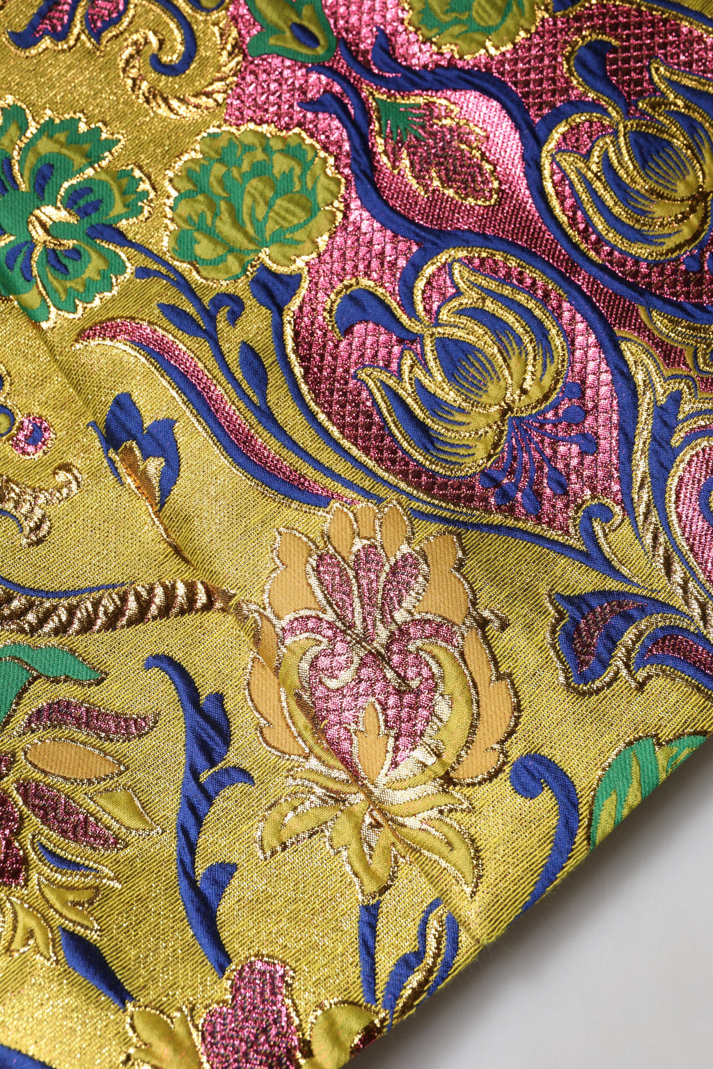 Dolce & Gabbana Floral Jacquard Mid-Waist Mini Skirt