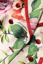 Dolce & Gabbana Floral Silk Double-Breasted Blazer