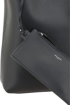 Saint Laurent Bold Leather Tote Bag