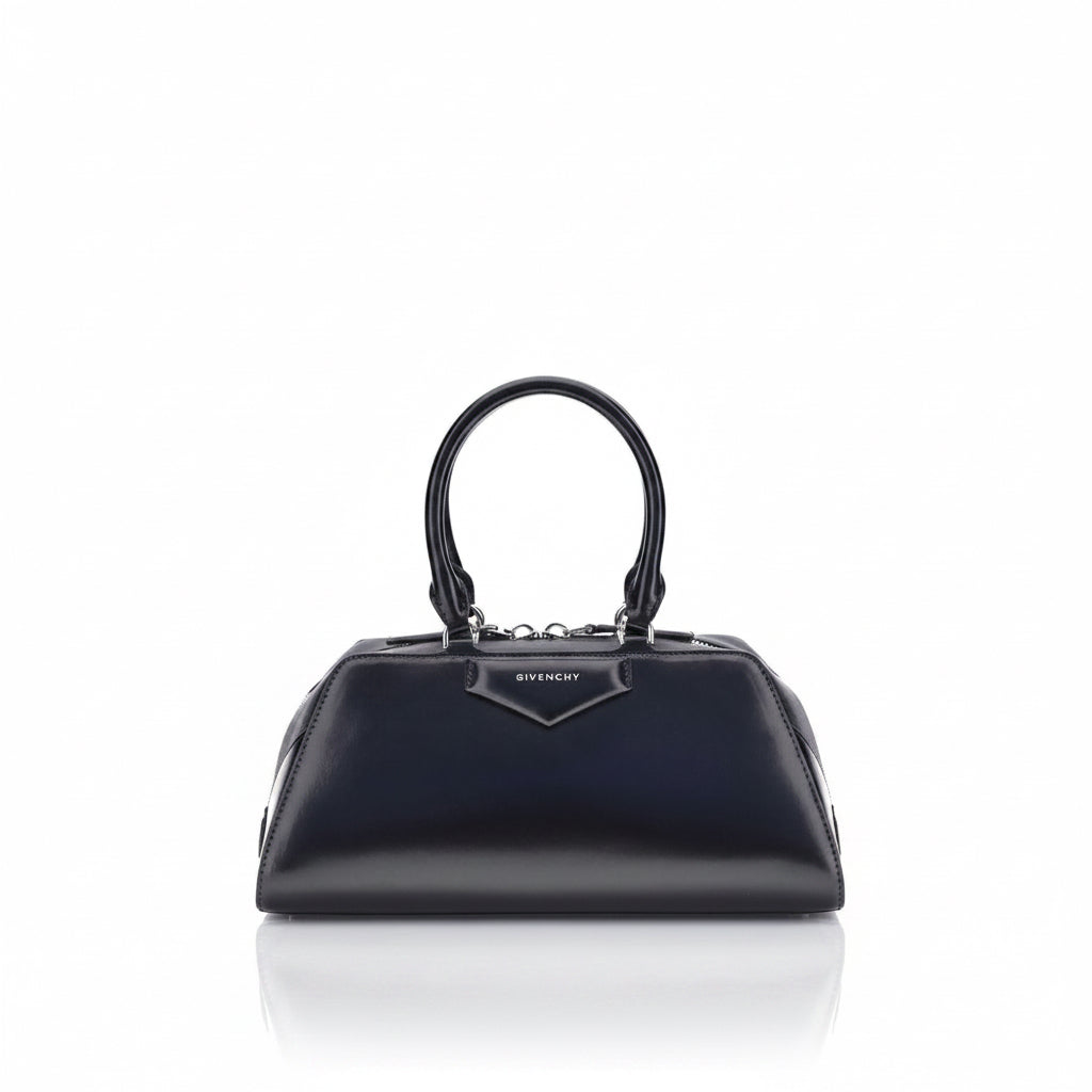 Borsa Givenchy in pelle di vitello nera Bos Taurus