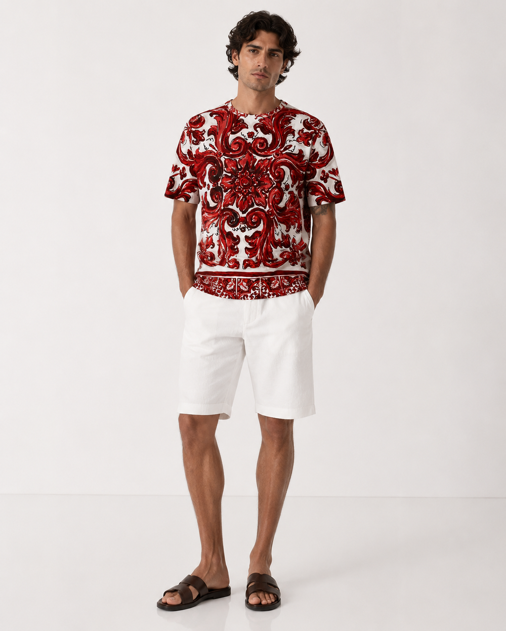 Dolce & Gabbana All-Over Majolica T-Shirt