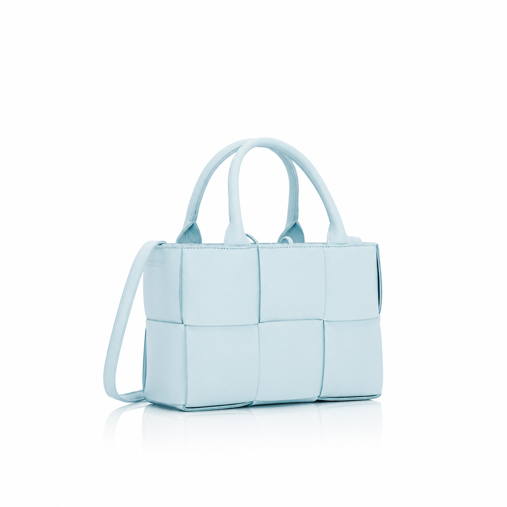 Bottega Veneta Mini Arco Intrecciato Leather Tote