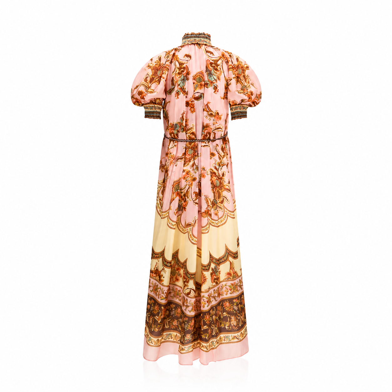 Zimmermann Aster Billow Mauve Jacobean Maxi Dress