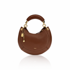 Chloé Banana Leather Brown Hobo Bag