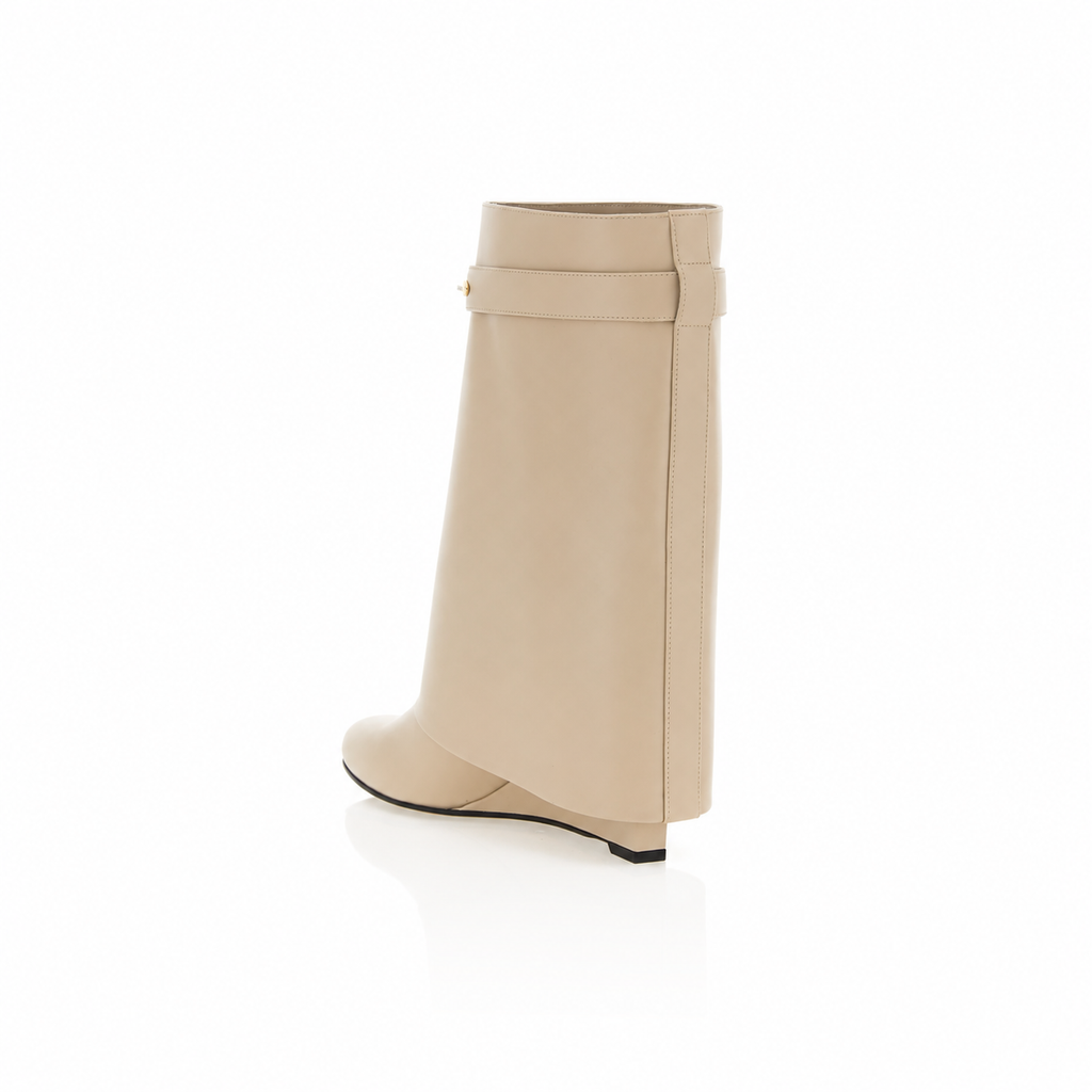 Givenchy Shark Pinch Beige Ankle Boots