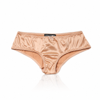 Dolce & Gabbana Nude Beige Silk Satin Lace Briefs