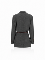 Brunello Cucinelli Belted Single-Breasted Blazer