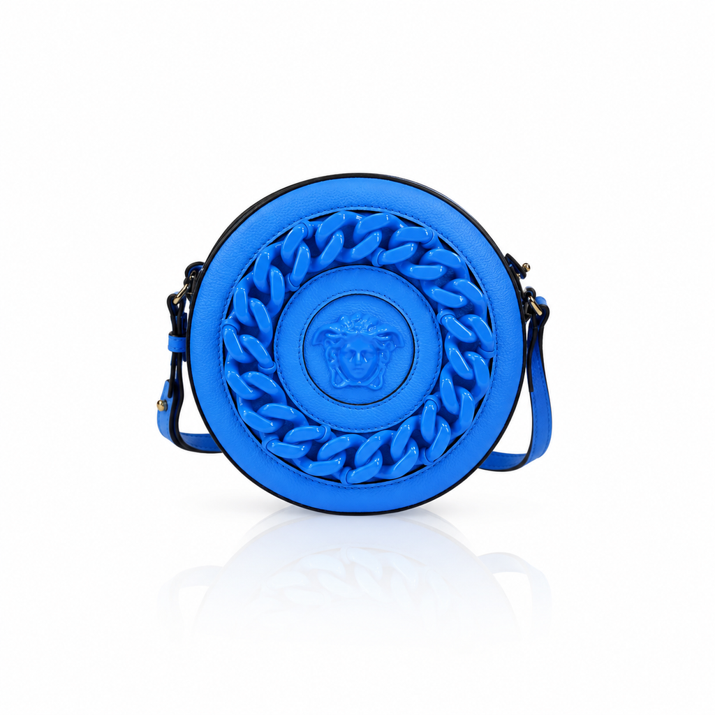 Versace La Medusa Disco Leather Bag