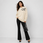 Off-White Bookish Knit Crewneck Jumper