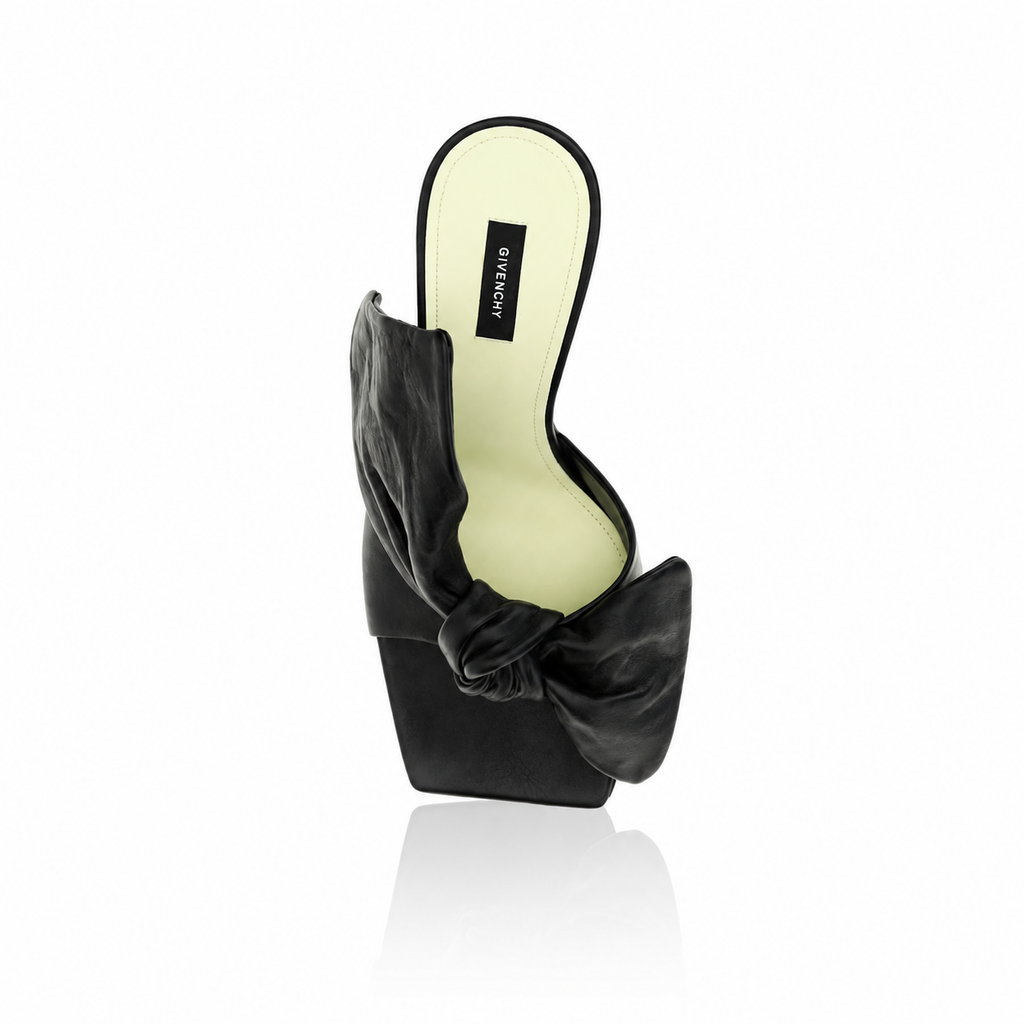 Givenchy Boudoir Bow Knot Heeled Mules