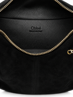 Chloé Black Suede Calfskin Bracelet Hobo Bag