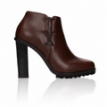 Max Mara Braiday Criss-Cross Heeled Leather Boots