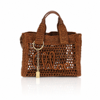 Chloé Raffia Banana East-West Tote Bag