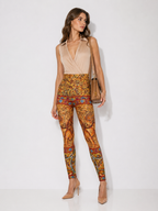 Dolce & Gabbana Byzantine Mosaic Cropped Trouser
