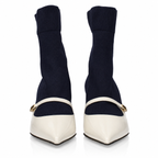 Jimmy Choo Carolyn Ankle Boot 60 Latte/Navy