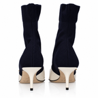 Jimmy Choo Carolyn Ankle Boot 60 Latte/Navy