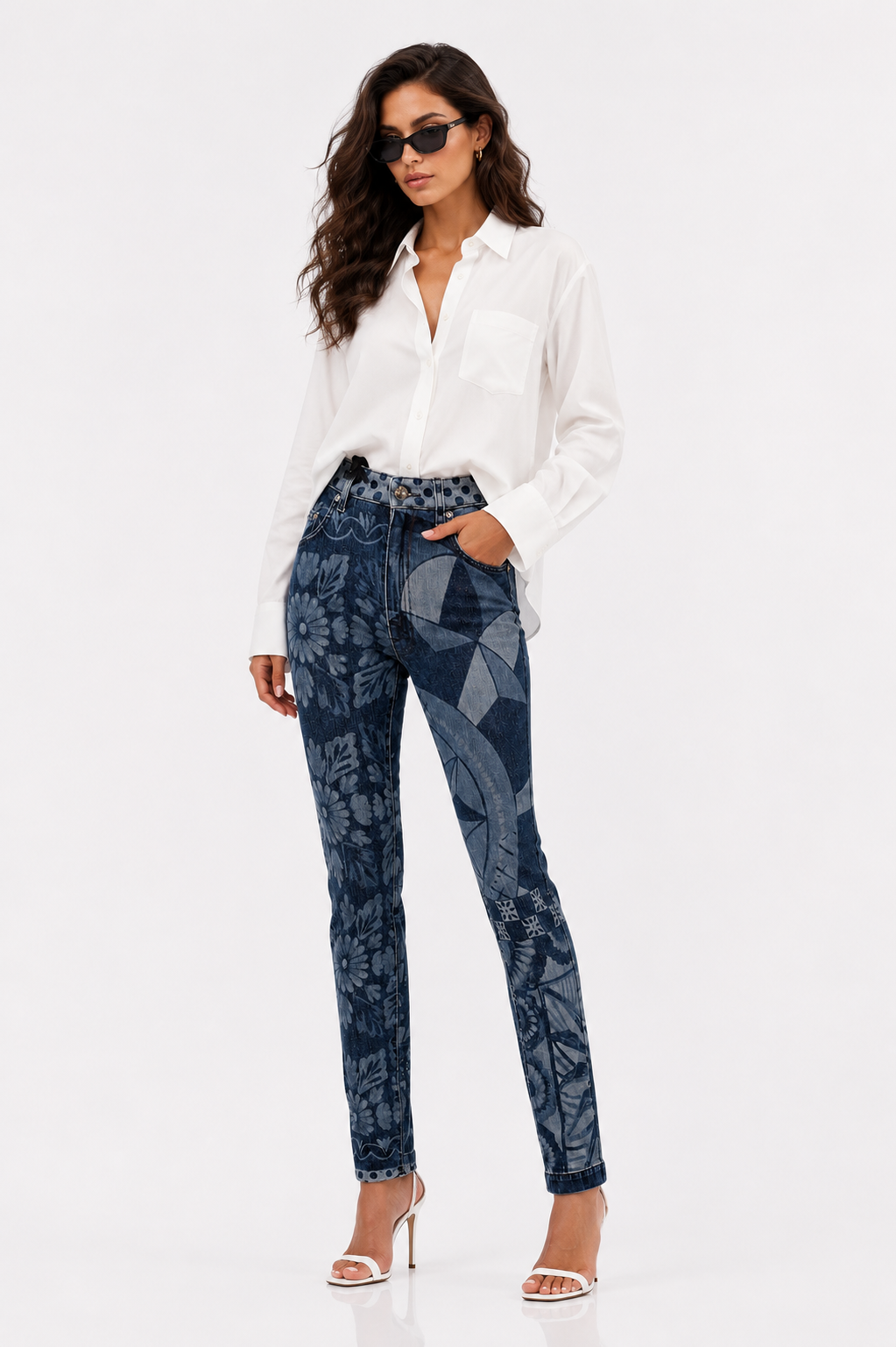 Dolce & Gabbana Carretto Grace Skinny Jeans