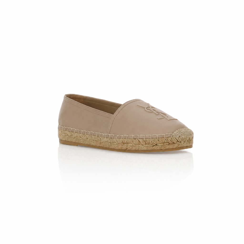 Saint Laurent Cassandre Lambskin Espadrilles