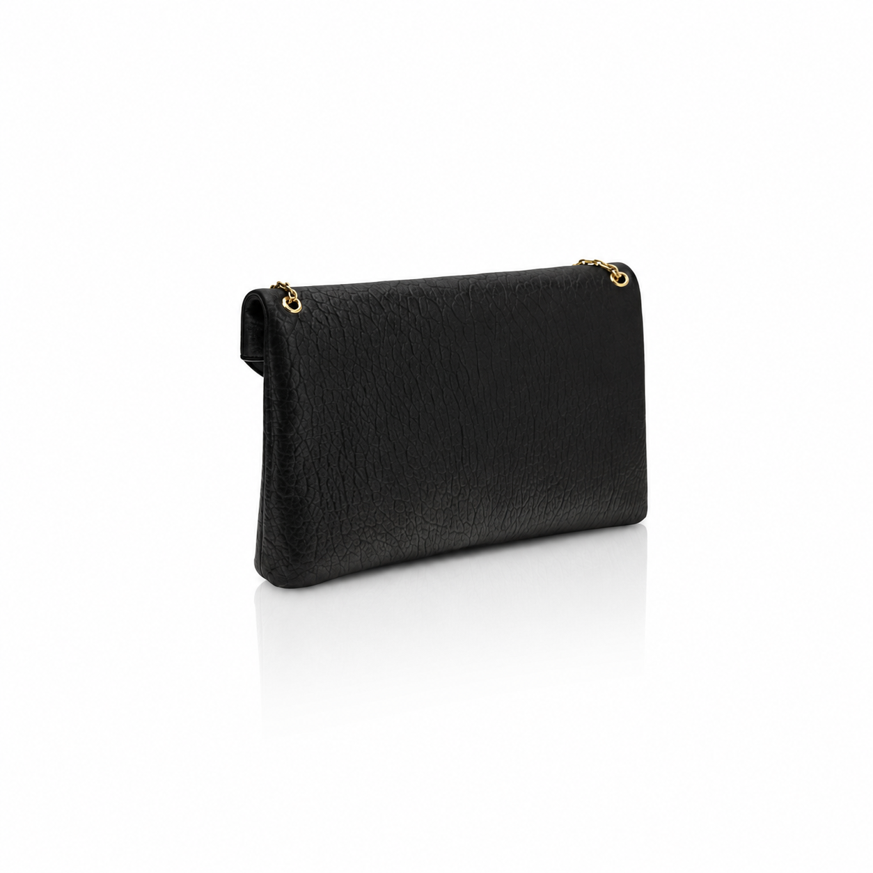 Borsa a Spalla Saint Laurent Nera in Pelle di Agnello Ovis Aries