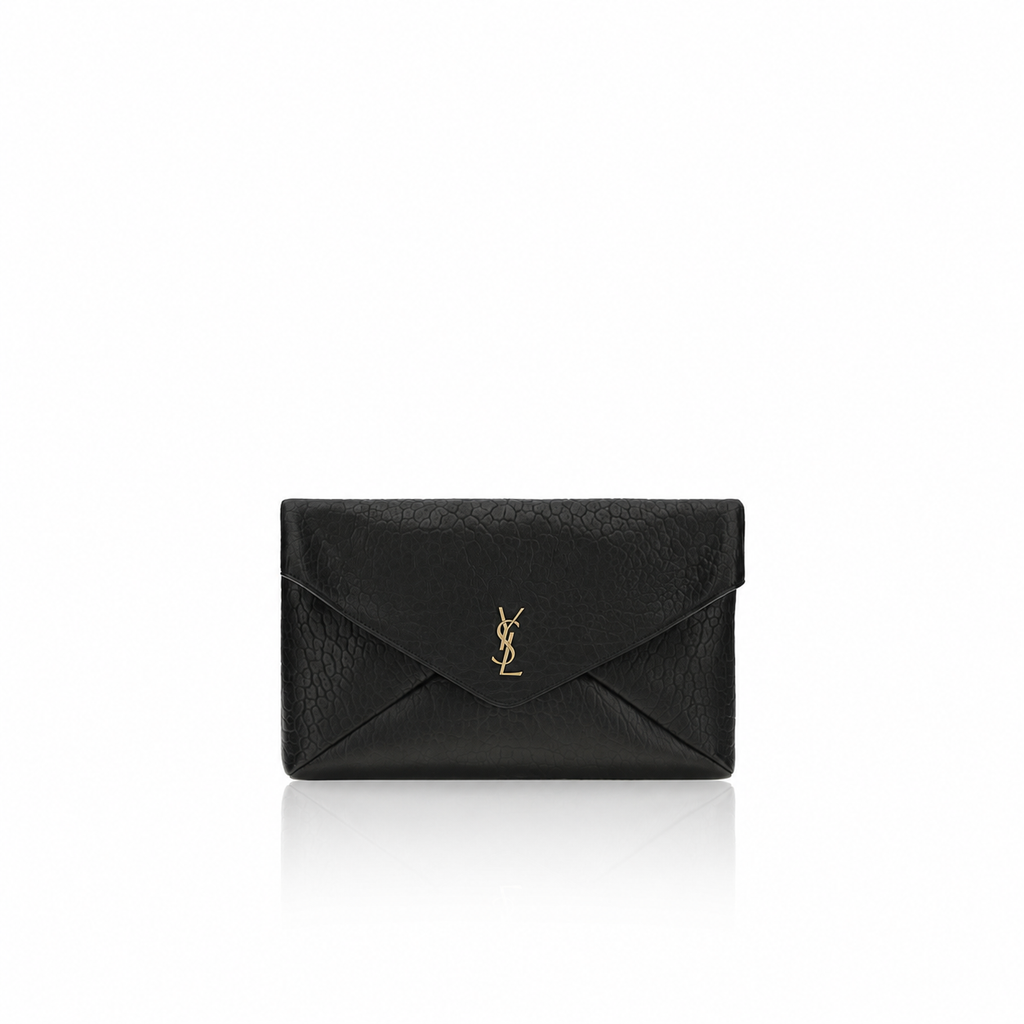 Borsa a Spalla Saint Laurent Nera in Pelle di Agnello Ovis Aries